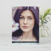 Moderner Foto Abschluss Ankündigung (Stehend Vorderseite)