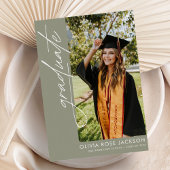 Moderner Foto Abschluss Ankündigung