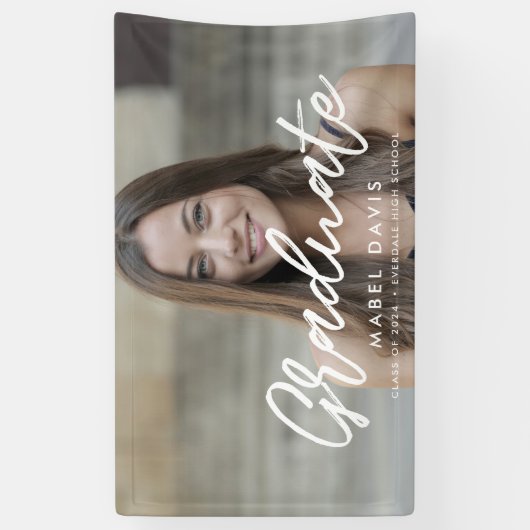 Moderner Foto Abschluss Banner (Vertikal)