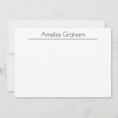 Moderner Foto Abschluss Danke Karte (Rückseite)