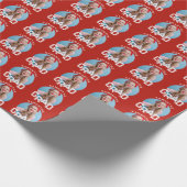 Moderner Foto-Abschluss der High School Geschenkpapier (Ecke)