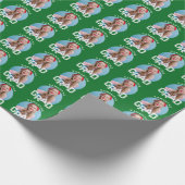 Moderner Foto-Abschluss der High School Geschenkpapier (Ecke)