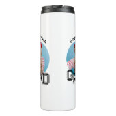 Moderner Foto-Abschluss der High School Thermosbecher (Rückseite)