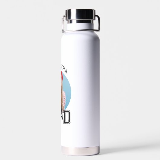 Moderner Foto-Abschluss der High School Trinkflasche (Rückseite)