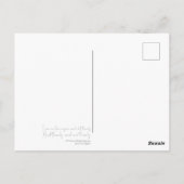 Moderner Foto Abschluss Einfach Dankeschön Zitat Postkarte (Rückseite)