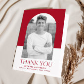 Moderner Foto-Abschluss für Arkadenrost Dankeskarte