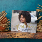 Moderner Foto-Abschluss für Goldene Skripte Fotoplatte (Seite)