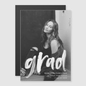 Moderner Foto-Abschluss für Pinsel Magneteinladung (Vorne/Hinten)