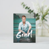 Moderner Foto-Abschluss für Pinsel Postkarte (Stehend Vorderseite)