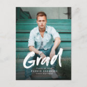 Moderner Foto-Abschluss für Pinsel Postkarte (Vorderseite)