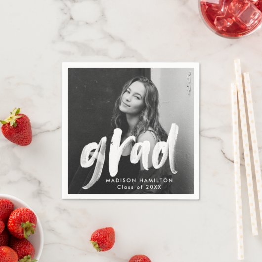 Moderner Foto-Abschluss für Pinsel Serviette (Beispiel)