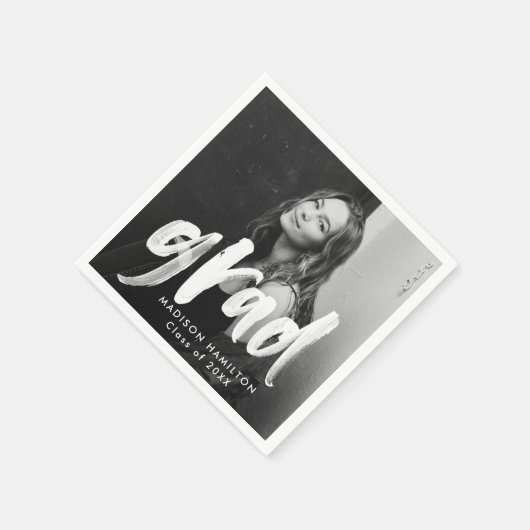 Moderner Foto-Abschluss für Pinsel Serviette (Ecke)