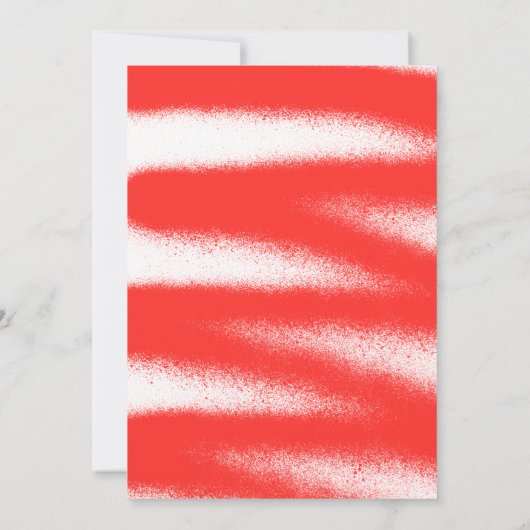 Moderner Foto-Abschluss für Rote Spray-Malerei Ankündigung (Rückseite)