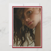 Moderner Foto-Abschluss für Script-Graduate Einladung (Rückseite)