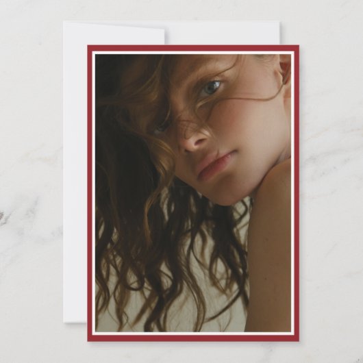 Moderner Foto-Abschluss für Script-Graduate Einladung (Rückseite)