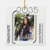 Moderner Foto Abschluss Keramikornament (Rückseite)