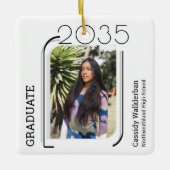 Moderner Foto Abschluss Keramikornament (Vorderseite)