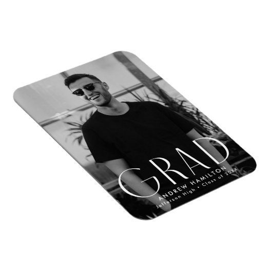 Moderner Foto Abschluss Magnet (Rechte Seite)