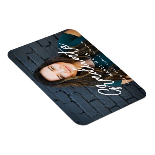 Moderner Foto Abschluss Magnet (Rechte Seite)