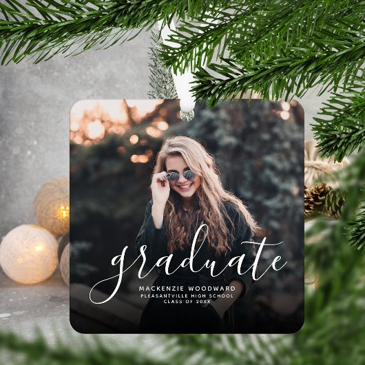 Moderner Foto Abschluss Ornament Aus Metall