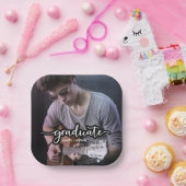 Moderner Foto Abschluss Pappteller (Party)