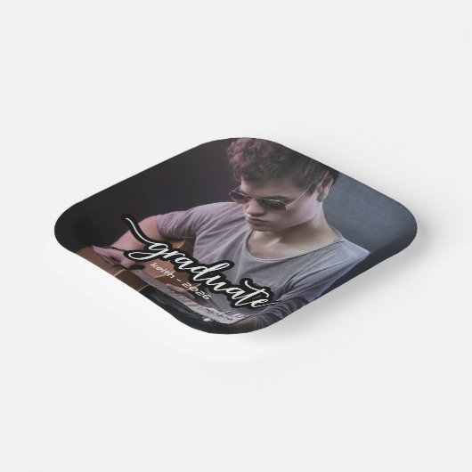 Moderner Foto Abschluss Pappteller (Gewinkelt)