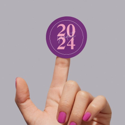 Moderner Foto Abschluss Umschlag Aufkleber