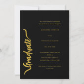 Moderner Foto Arch Abschluss Ankündigung (Rückseite)