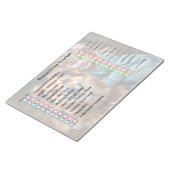 Moderner Foto-Babysitter-Terminplaner Notizblock (angewinkelt)