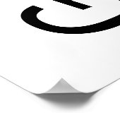 Moderner Foto Boy 2023 Abschluss Ankündigung Poster (Ecke)