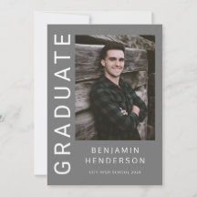 Moderner Foto Boy Abschluss