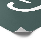 Moderner Foto Boy Abschluss Poster (Ecke)