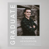 Moderner Foto Boy Abschluss Poster (Vorne)