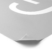 Moderner Foto Boy Abschluss Poster (Ecke)