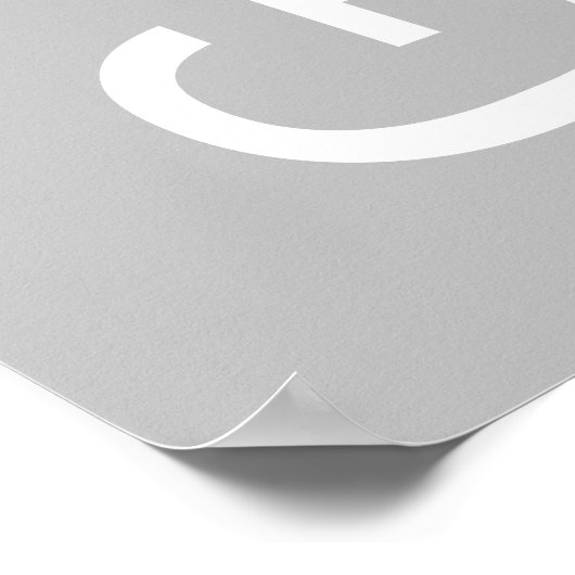 Moderner Foto Boy Abschluss Poster (Ecke)