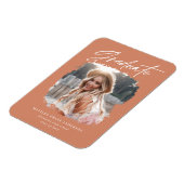 Moderner Foto-Drehbuch Zeitgenössischer Abschluss- Magnet (Linke Seite)