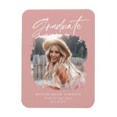 Moderner Foto-Drehbuch Zeitgenössischer Abschluss- Magnet (Vertikal)