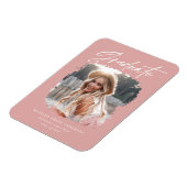 Moderner Foto-Drehbuch Zeitgenössischer Abschluss- Magnet (Linke Seite)