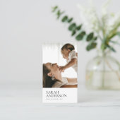 Moderner Foto-Fotograf Visitenkarte (Stehend Vorderseite)