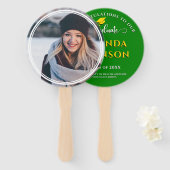 Moderner Foto Grüner Abschluss Fächer (Vorne und Hinten)