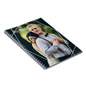 Moderner Foto-Hochzeits-Planer Notizblock (Rechte Seite)