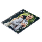 Moderner Foto-Hochzeits-Planer Notizblock (Linke Seite)