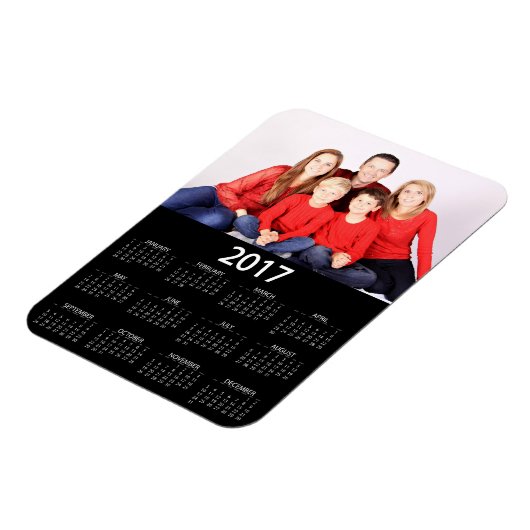 Moderner Foto-Kalender 2017 Magnet (Linke Seite)