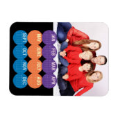 Moderner Foto-Kalender 2018 Magnet (Horizontal)