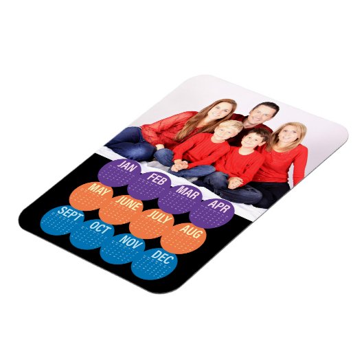 Moderner Foto-Kalender 2018 Magnet (Linke Seite)