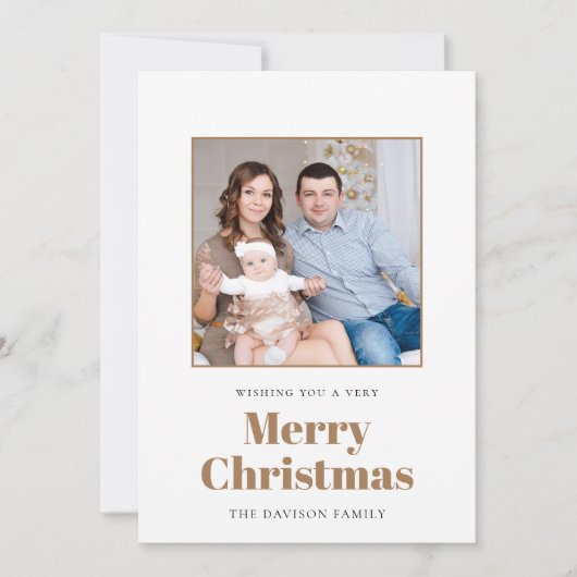 Moderner Foto Kalender 2024 Frohe Weihnachten (Vorderseite)