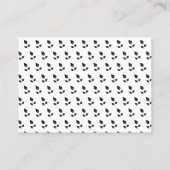 Moderner Foto-Kalender 2026 mit Foliage Visitenkarte (Rückseite)