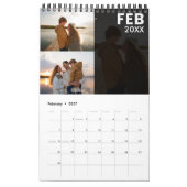 Moderner Foto-Kalender für benutzerdefinierte Fami Kalender (Feb 2027)