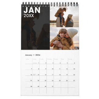 Moderner Foto-Kalender für benutzerdefinierte Fami Kalender