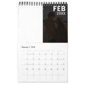 Moderner Foto-Kalender für benutzerdefinierte Fami Kalender (Feb 2026)